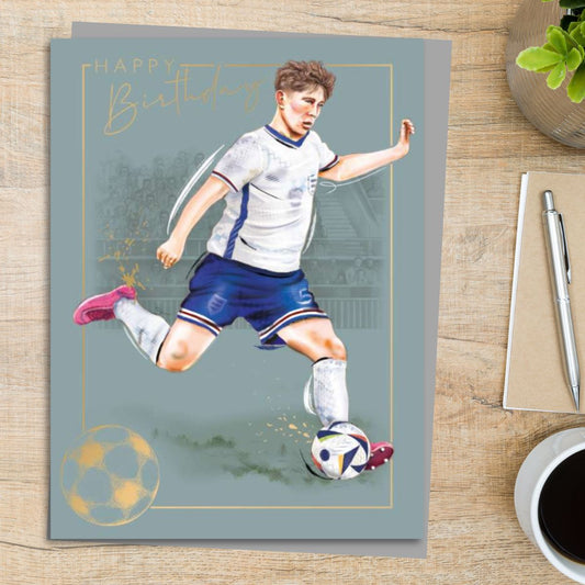 Aspire Birthday Card - Footballer