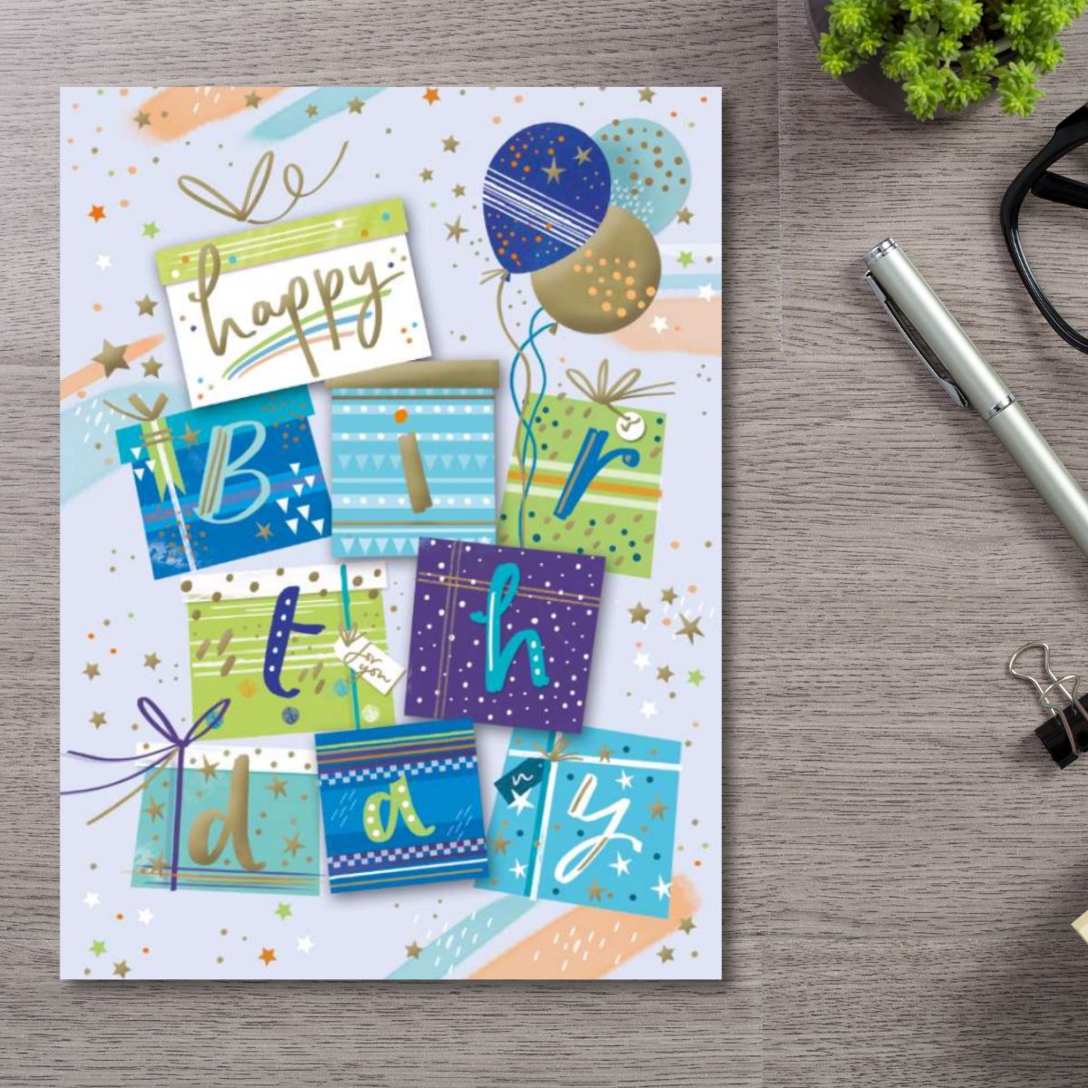 Decoupage Birthday Card - Birthday Gifts