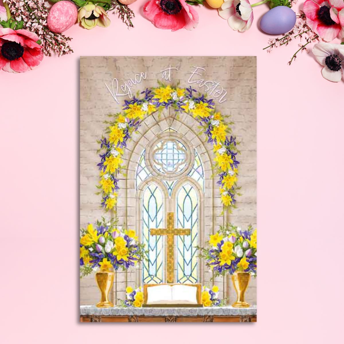 Easter Cards - Rejoice At Easter Pack Of 4 Cards