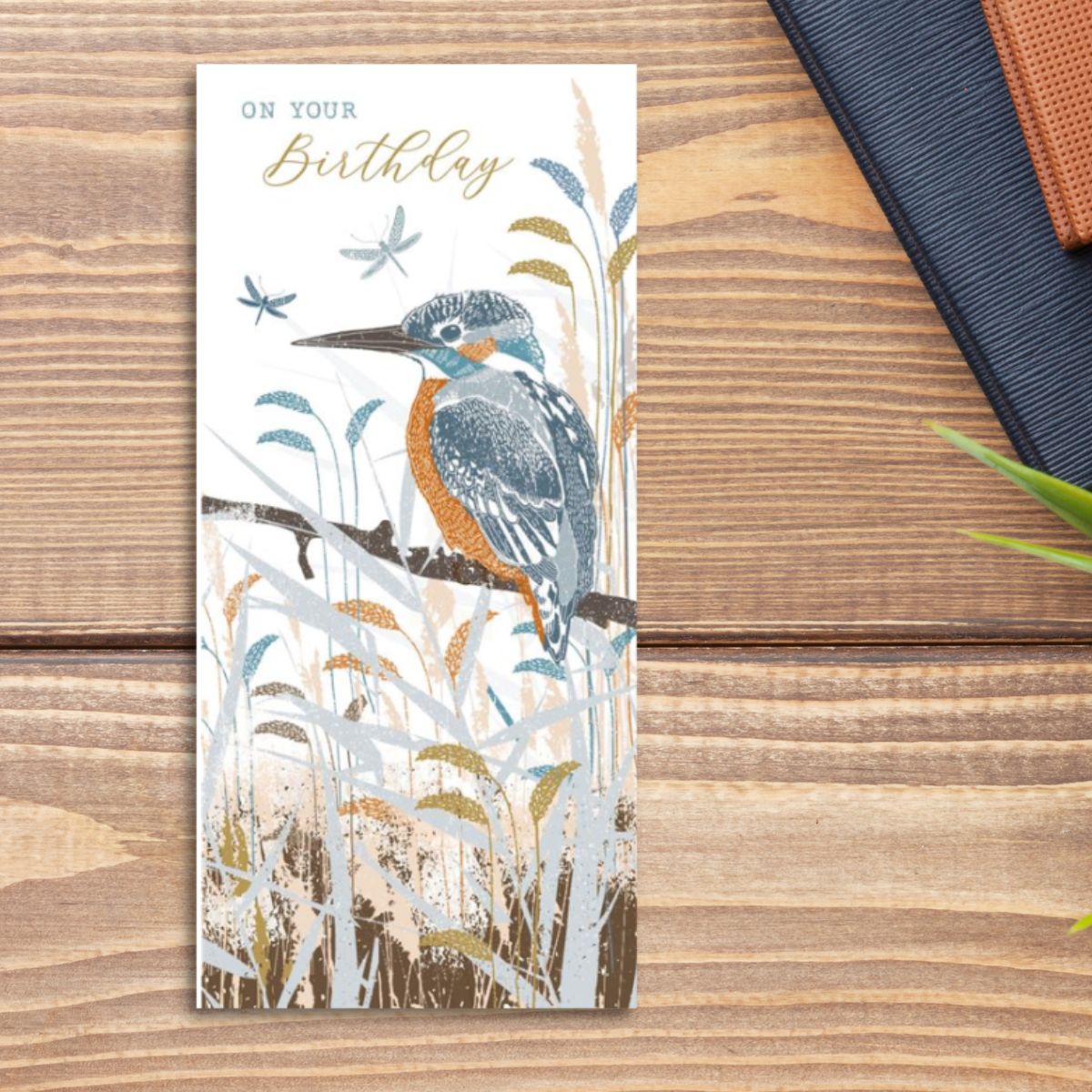 Money Wallet - Woodland Kingfisher