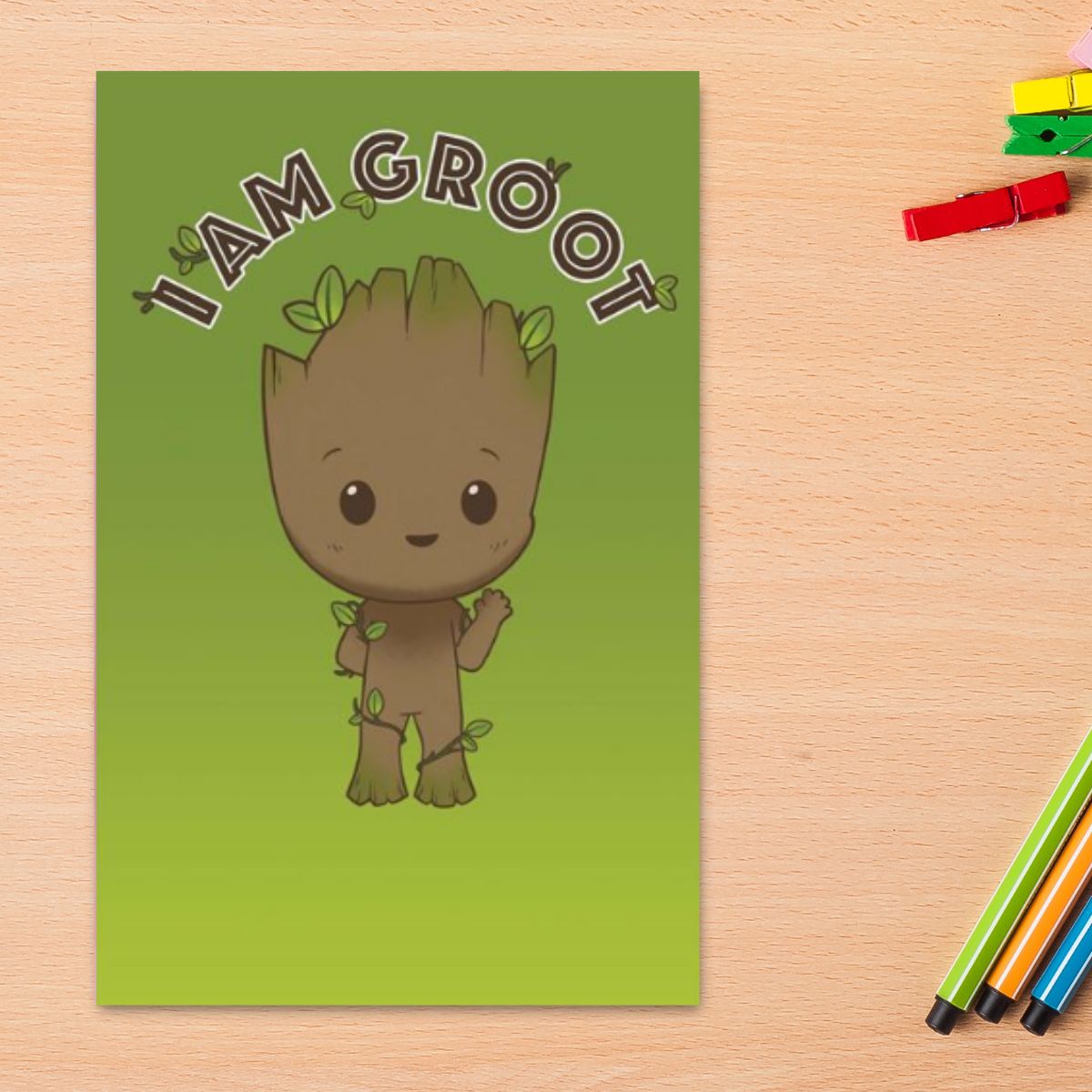 Disney Marvel Birthday Card - I Am Groot