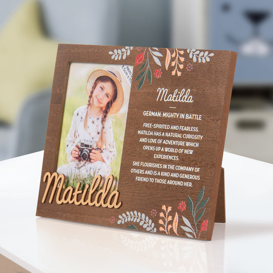 Personalised Kids Picture Frame - Matilda