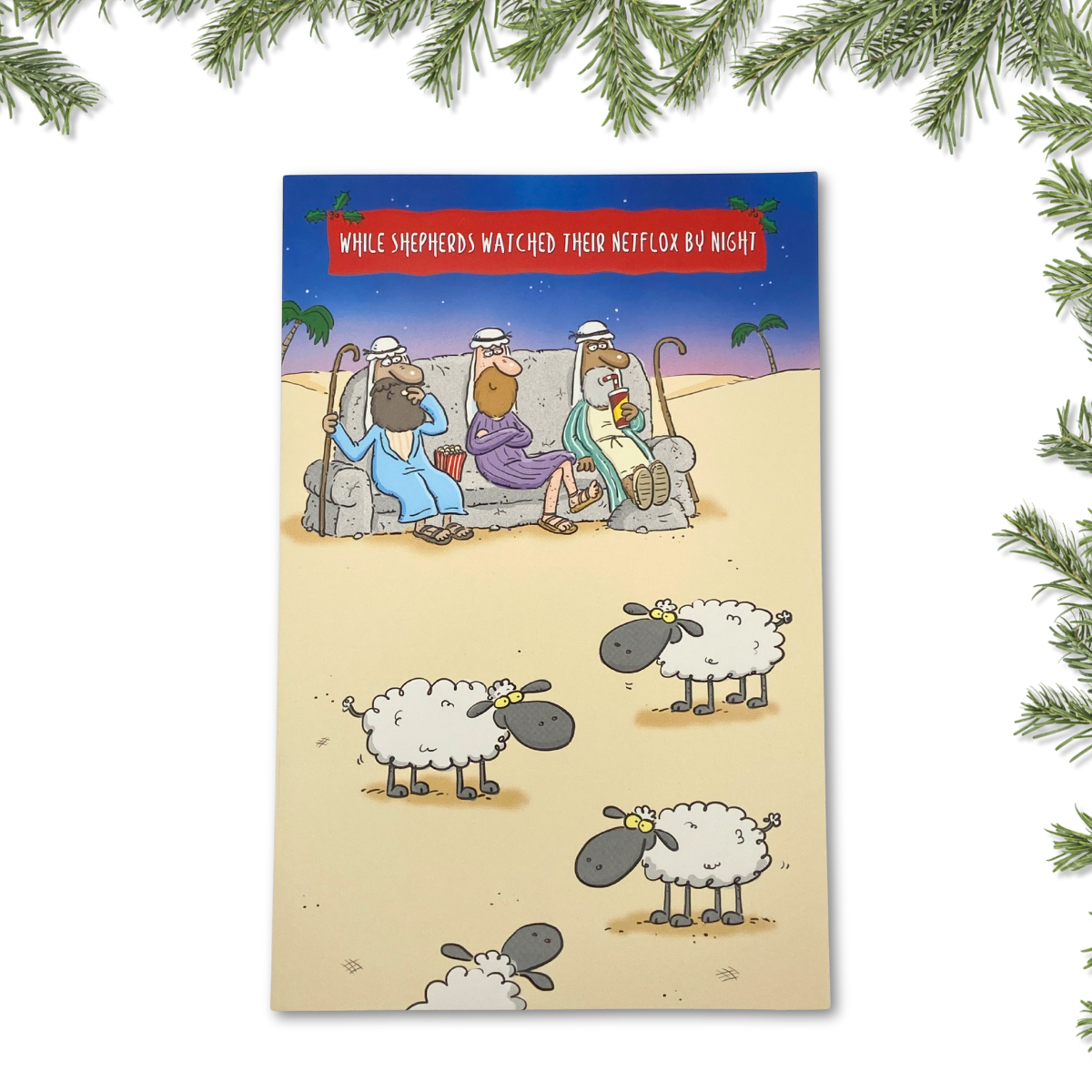 Funny Christmas Card - Giggles Netflox