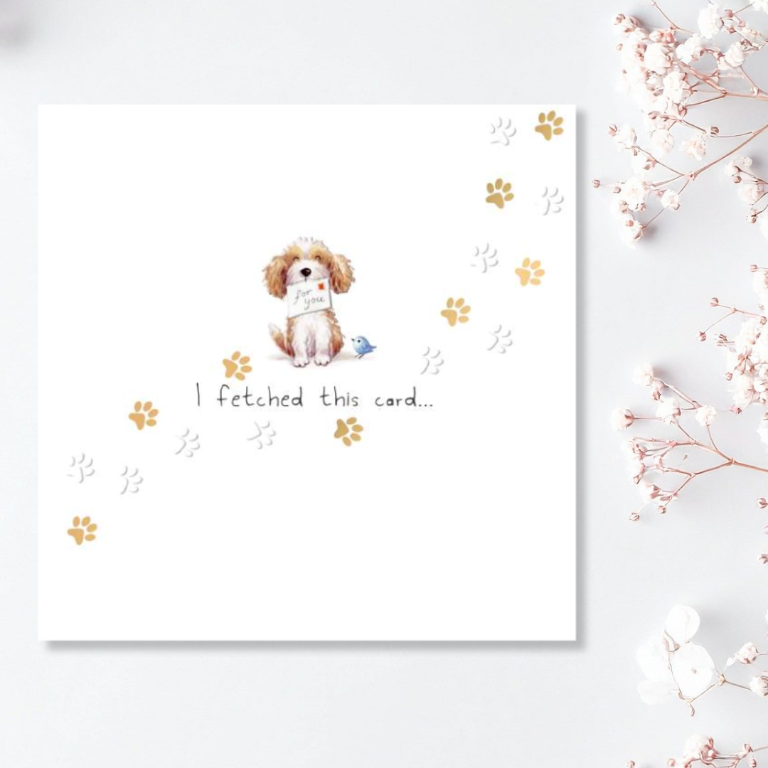 Bramble Moon Birthday Card - Fetched This Card...