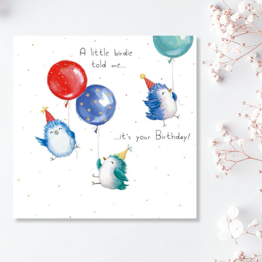 Bramble Moon Birthday Card - A Little Birdie