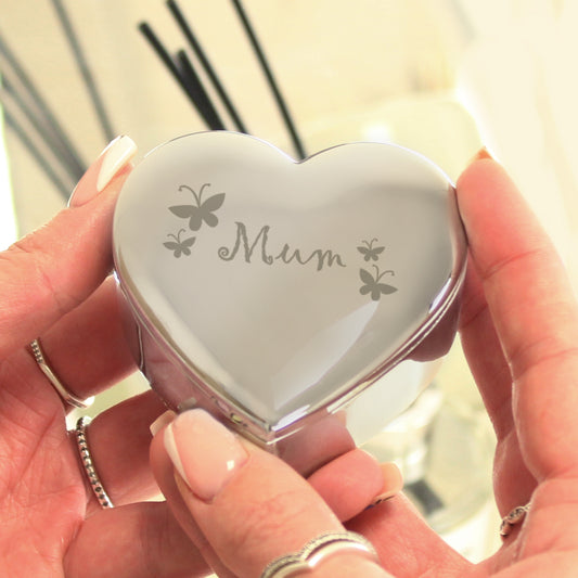 Mum Gift - Heart Trinket Box
