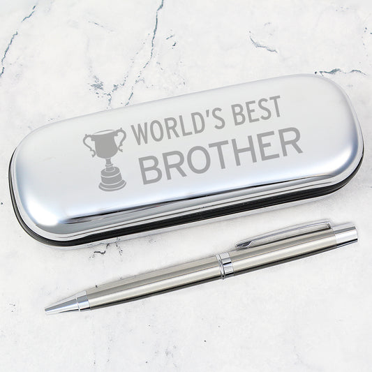 Brother Gift - World's Best Brother Pen & Box