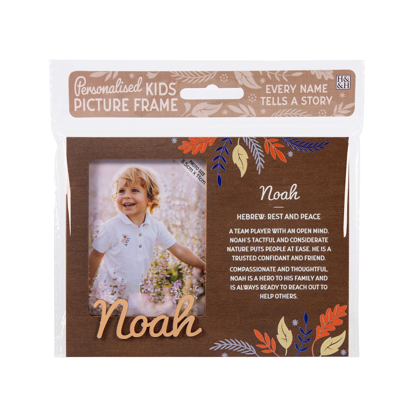 Kids Picture Frame - Noah