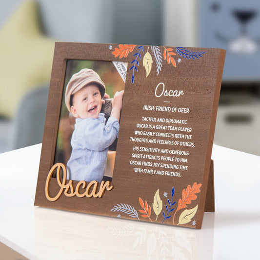 Personalised Kids Picture Frame - Oscar