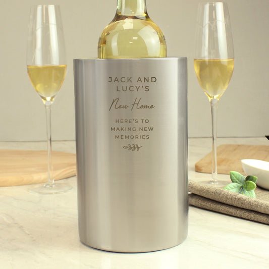 Personalised Wine Cooler - New Home
