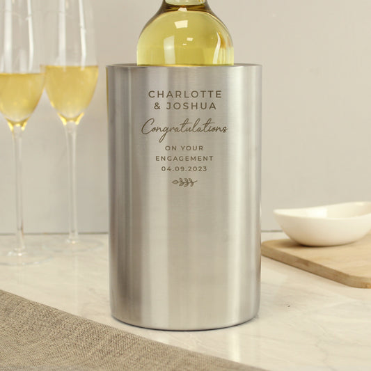 Engagement Gift - Personalised Wine Cooler