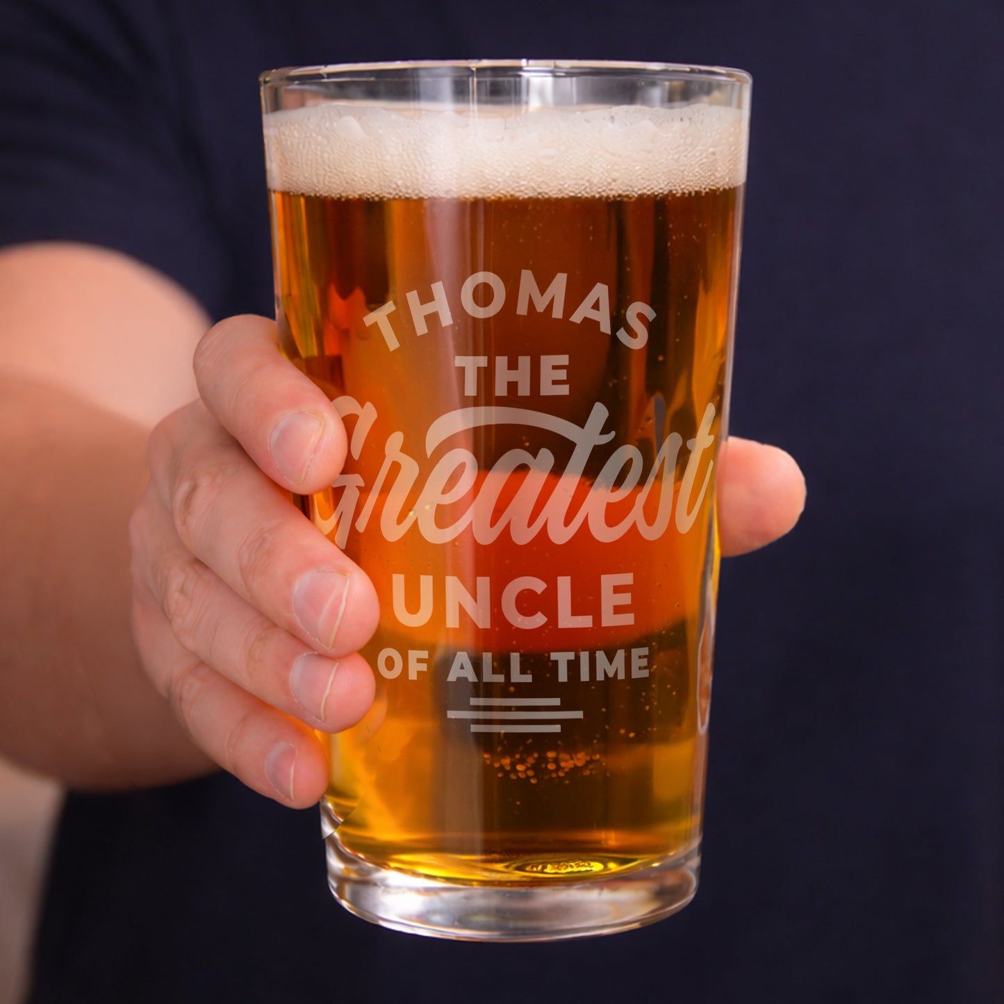 Personalised Gift - Greatest Pint Glass