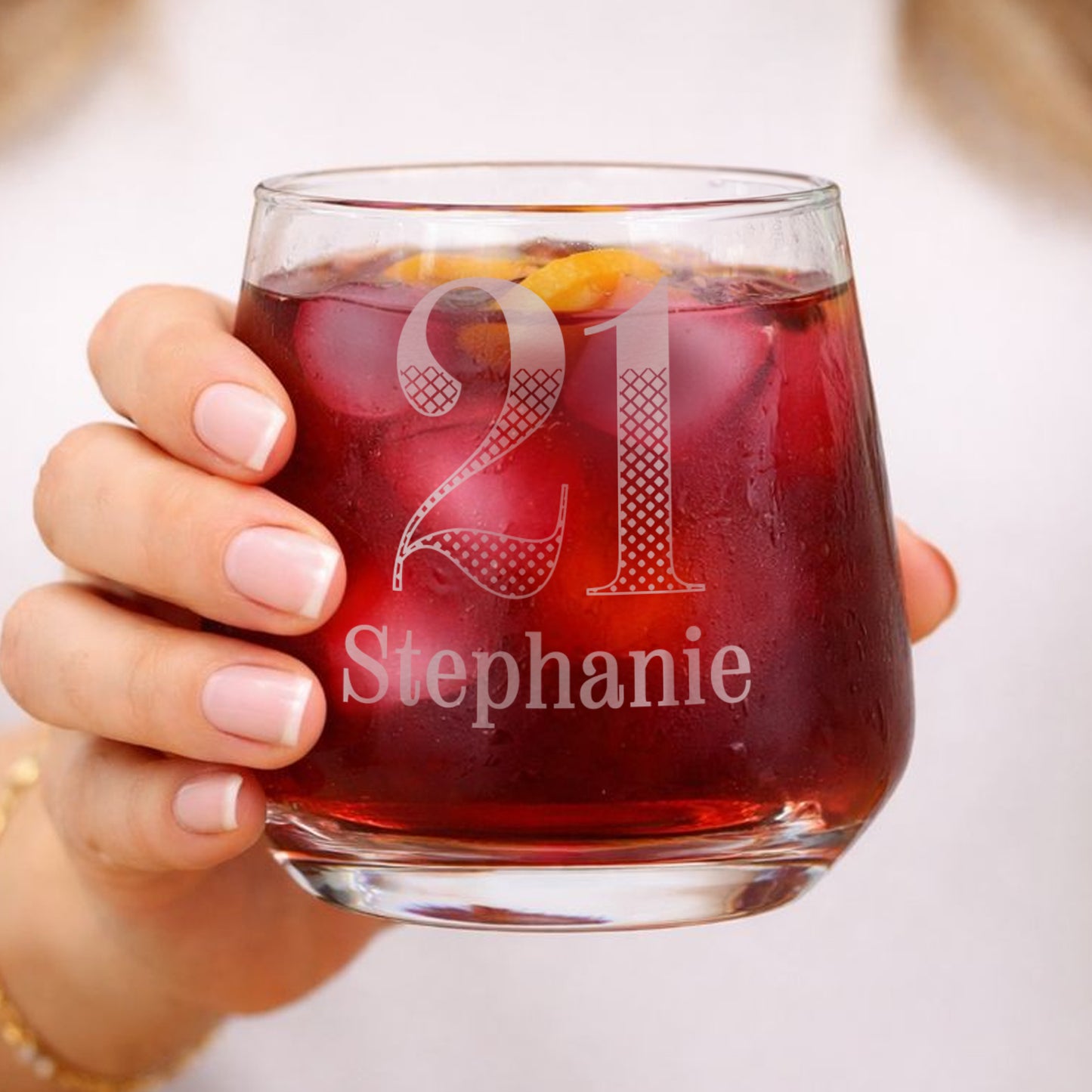 Age 40 Gift - Personalised Big Age Tumbler