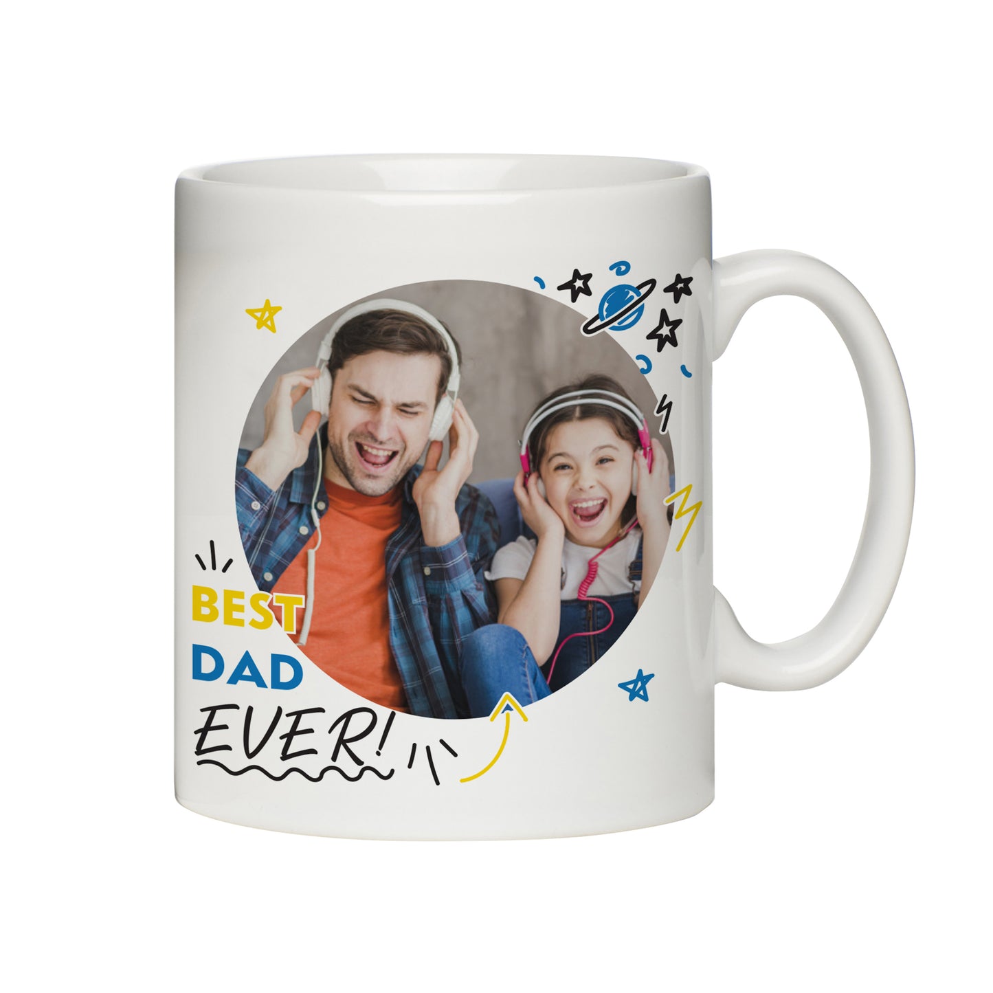 Personalised Gift - Photo Upload Space Best Ever Mug