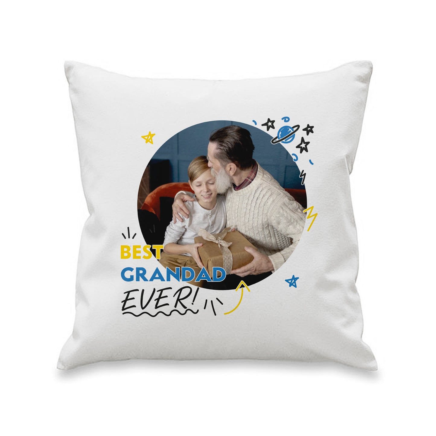 Personalised Gift - Photo Upload Best Ever Cushion