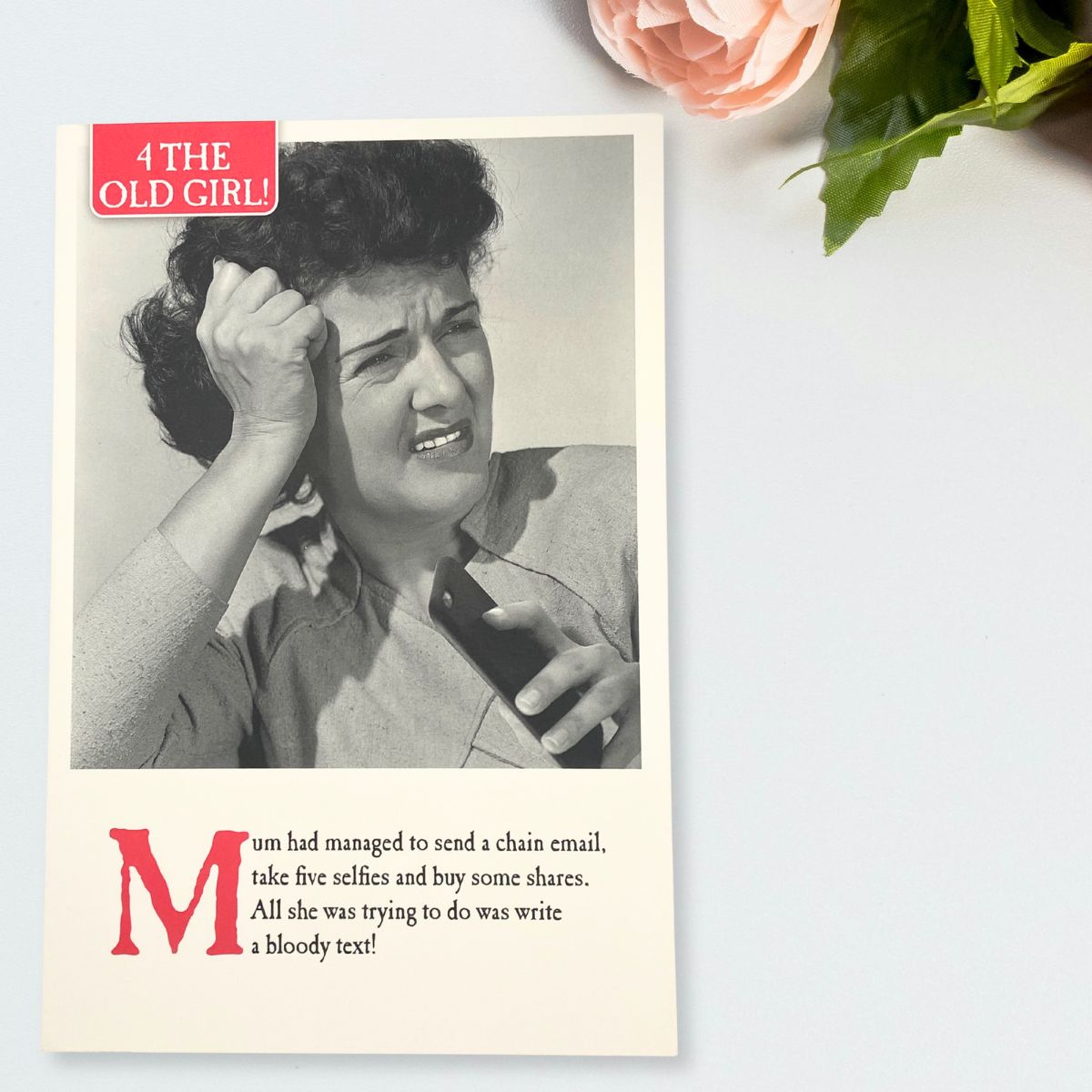Mum Mother's Day Card - Text