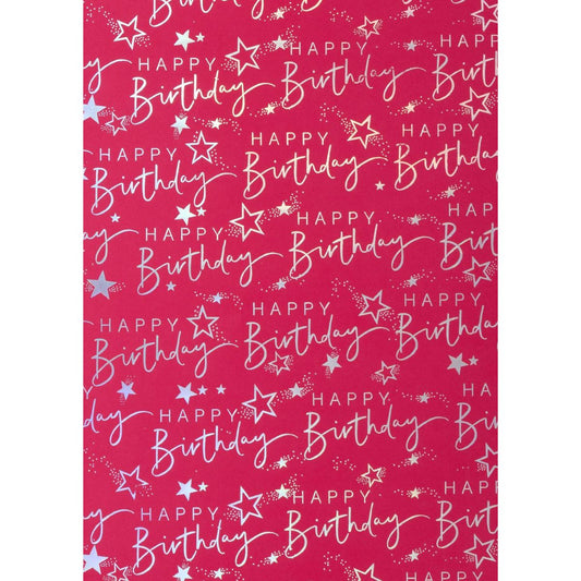 Giftwrap - Luxury Pink Script