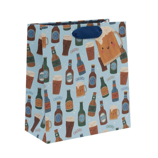 Gift Bag Medium - Beers & Cheers