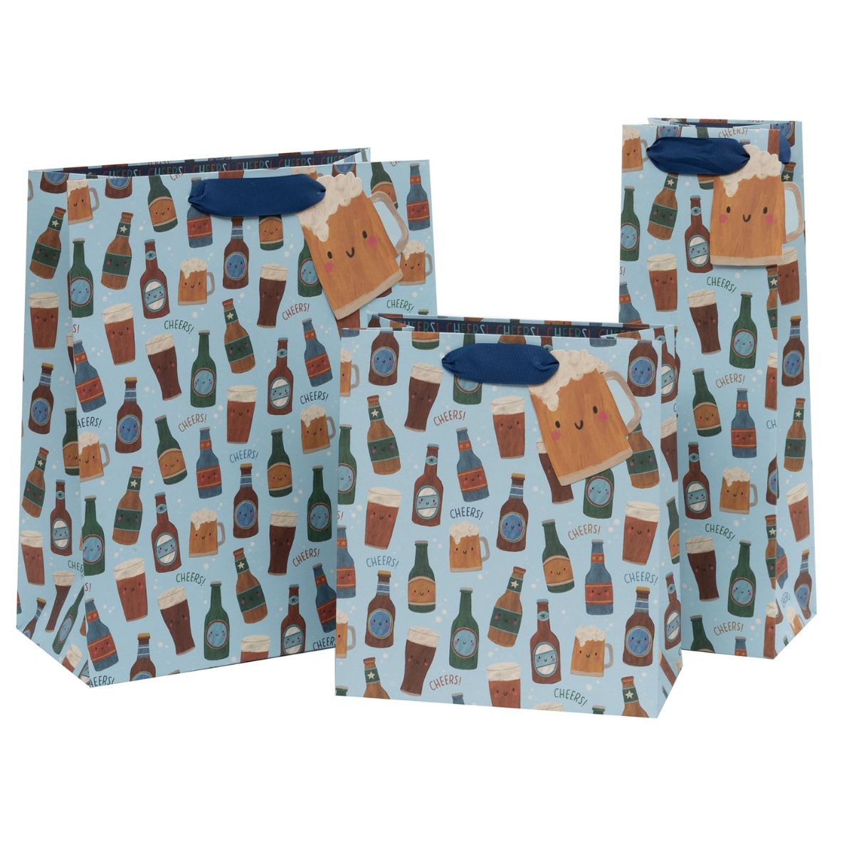 Gift Bag Medium - Beers & Cheers