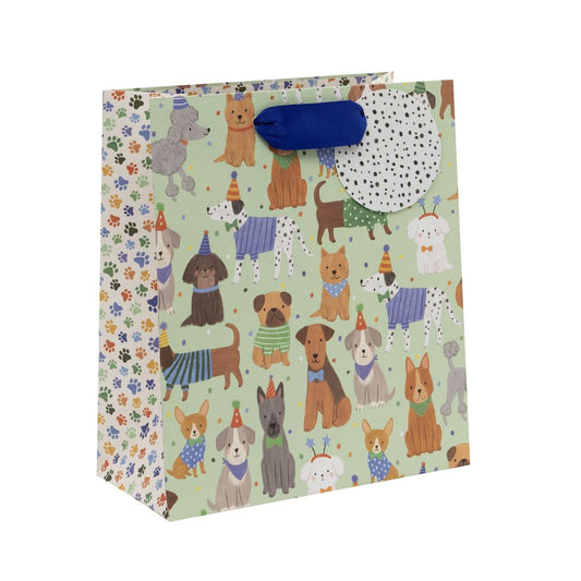 Gift Bag Medium - Pretty Pooches Dogs In Hats