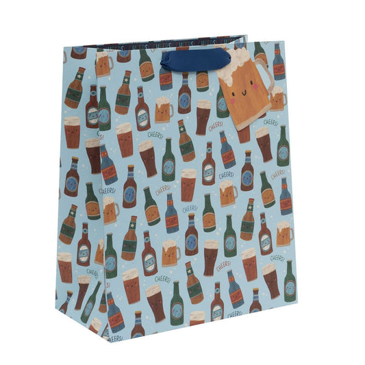 Gift Bag Large - Beers & Cheers