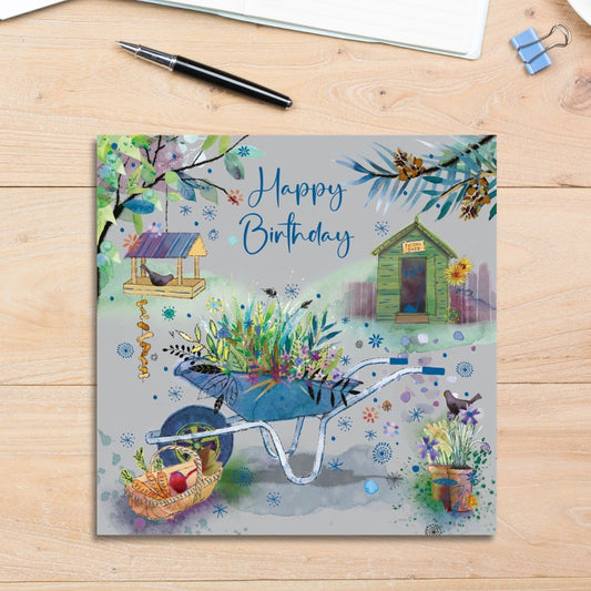 Carnival Birthday Card - Potting Shed