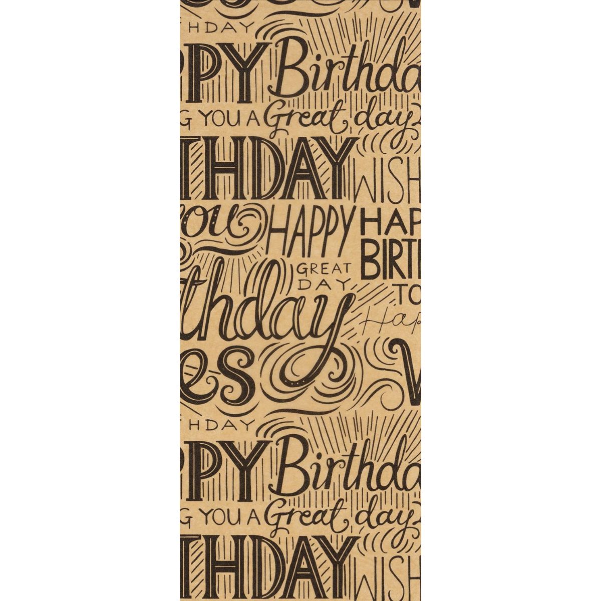 Printed Tissue Paper - Krafty Birthday