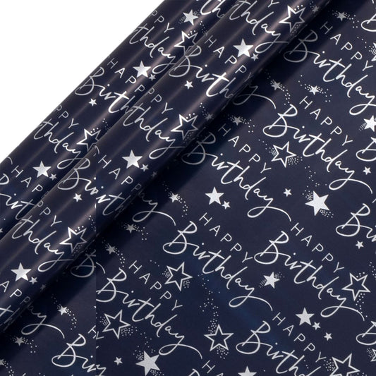 Rollwrap Collection - Blue Script Duo