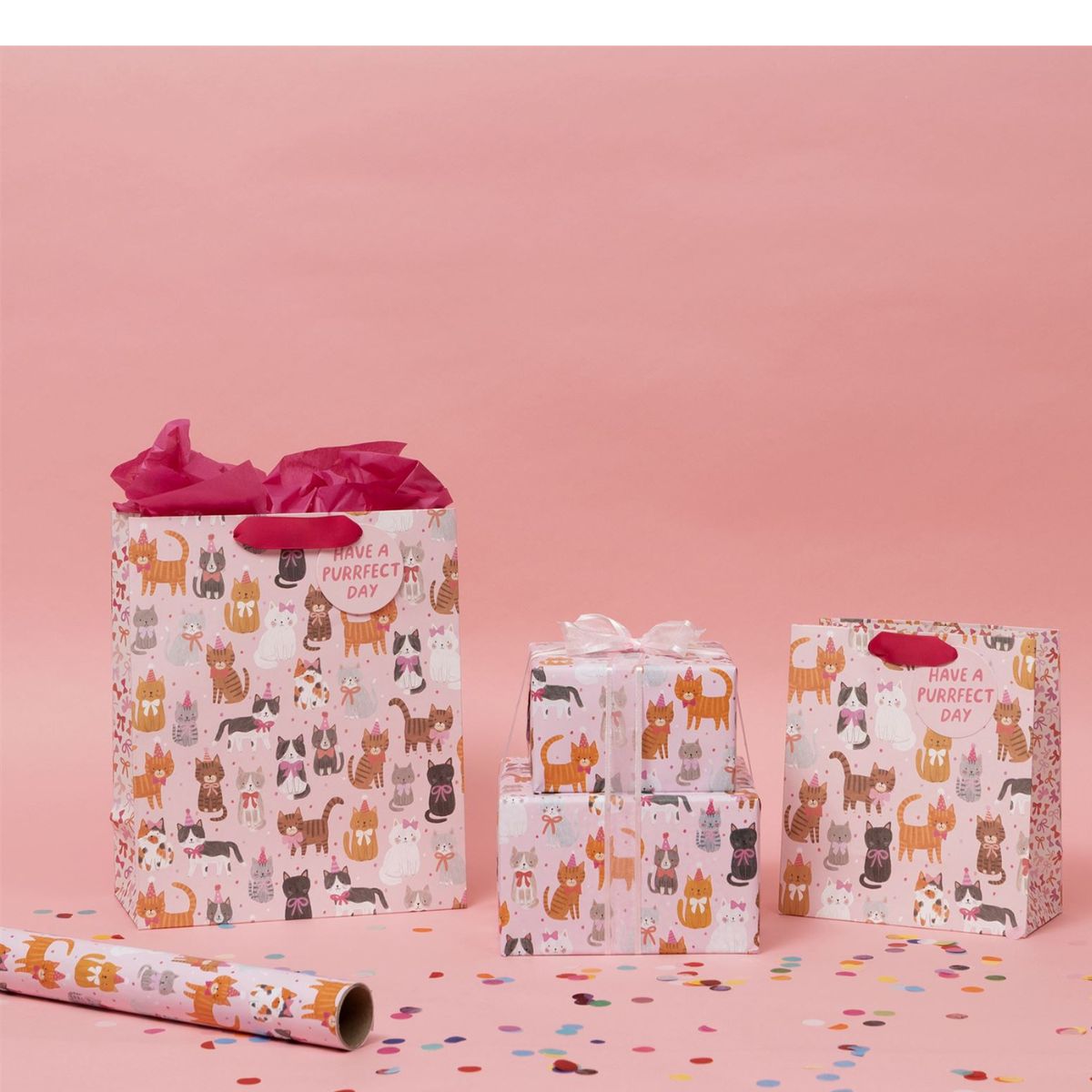 Gift Bag Large - Purrfect Pussycats