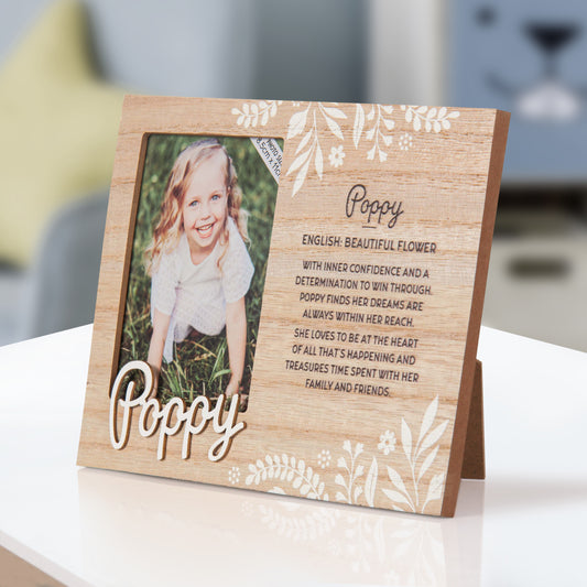 Personalised Kids Picture Frame - Poppy