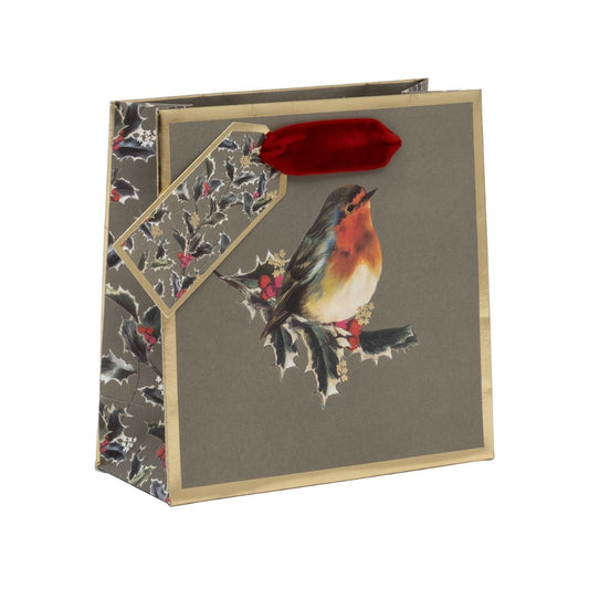 Christmas Gift Bag Small - Holly Harmony