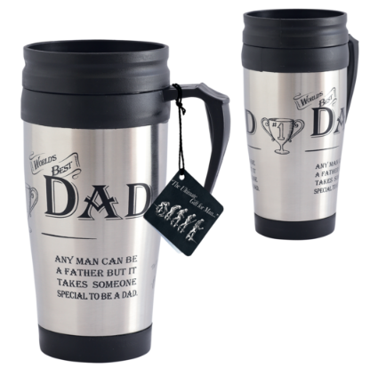 Mens Travel Mug - Worlds Best Dad