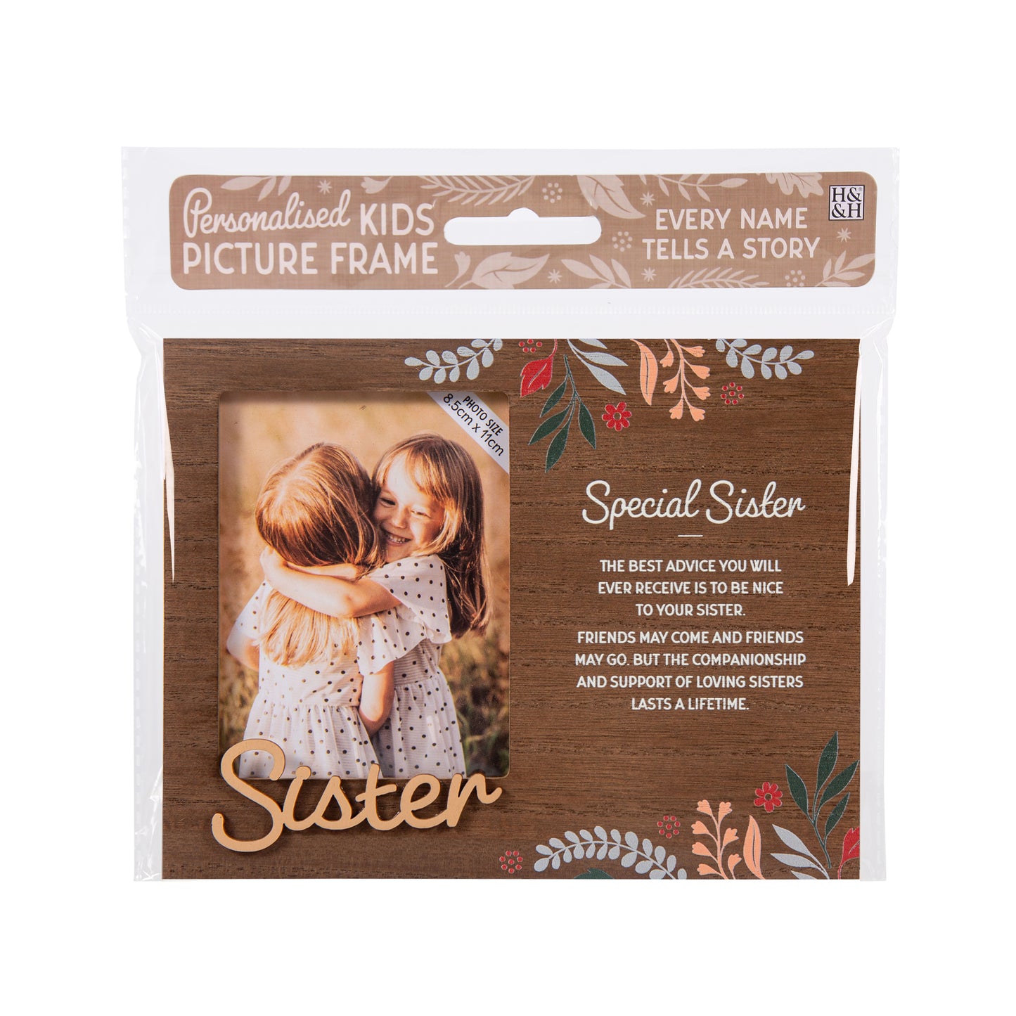 Kids Picture Frame - Sister