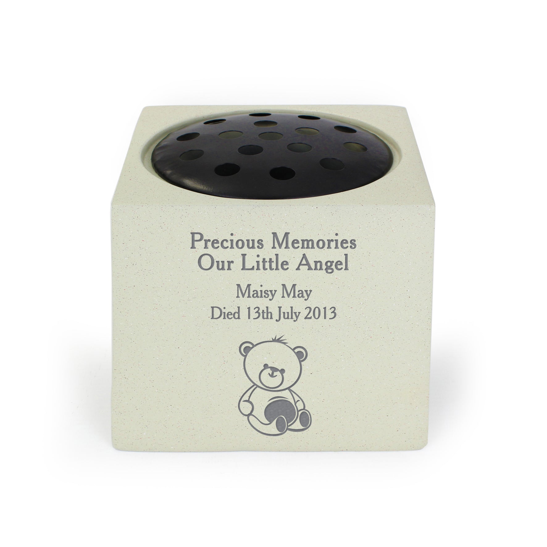 Personalised Teddy Bear Resin Memorial