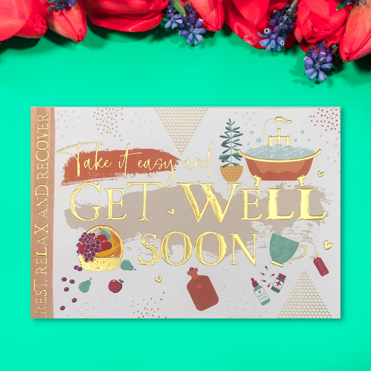 Get Well Soon Card - Sunny Daze