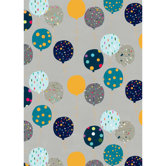 Giftwrap - Luxury Balloons Wrapping Paper