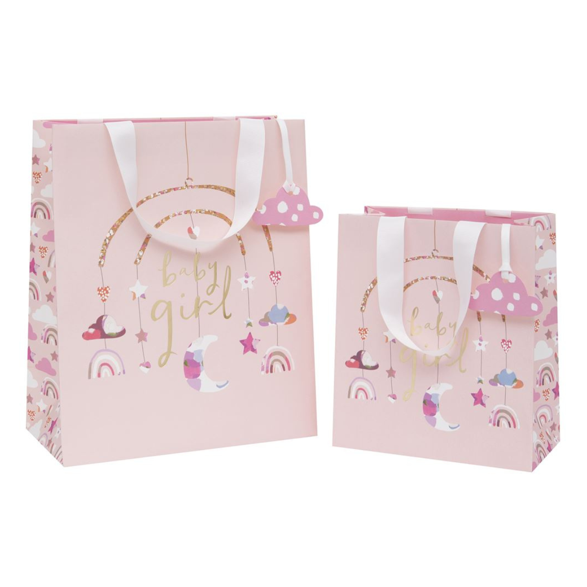 Gift Bag Medium - Baby Girl Hanging Mobile