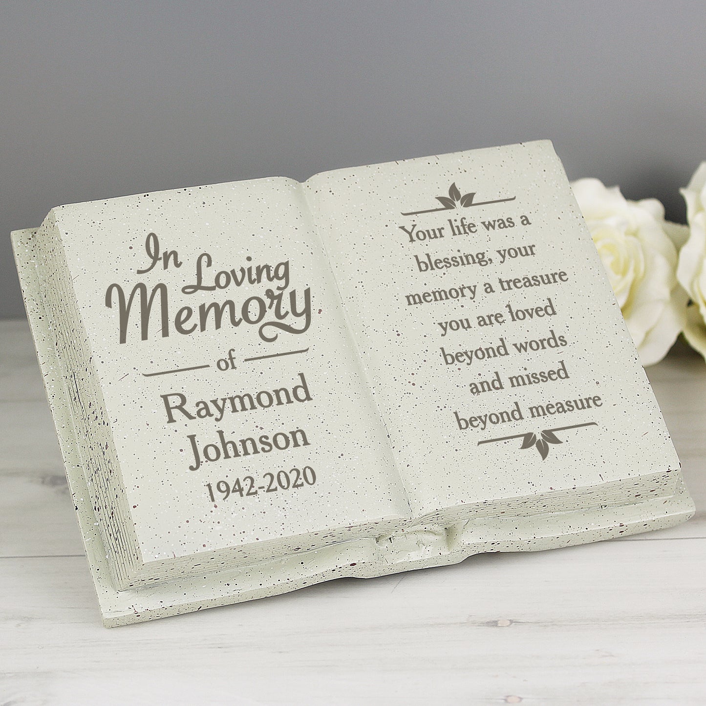 Personalised In Loving Memory Memorial Book