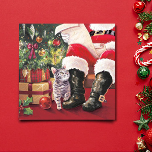 Charity Christmas Cards - 6 x Santa's List