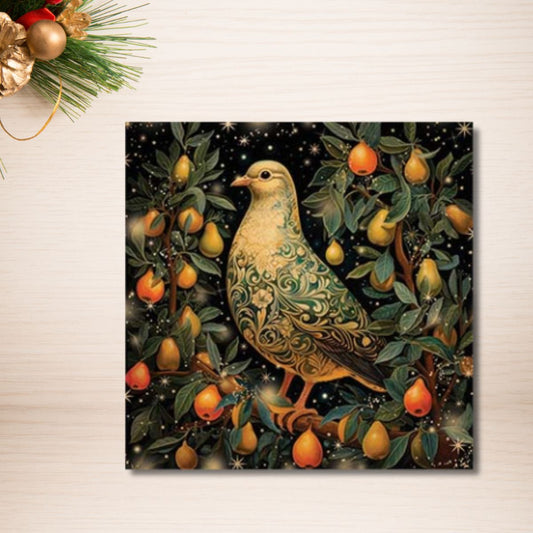 Charity Christmas Cards - 8 x Partridge In A Pear Tree