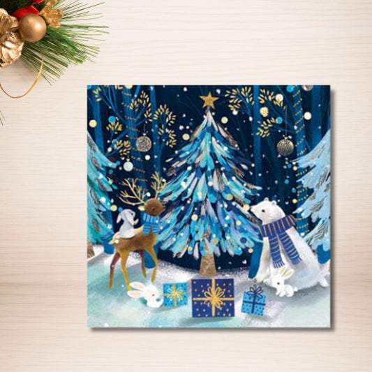 Charity Christmas Cards - 8 x Polar Bear & Reindeer