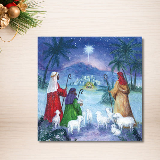 Charity Christmas Cards - 8 x Shepherds Watch