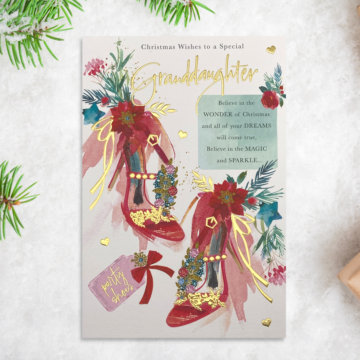 Granddaughter Christmas Design Featured Forward Facing