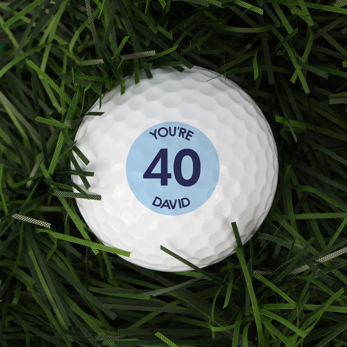 Personalised 40th Golf Ball