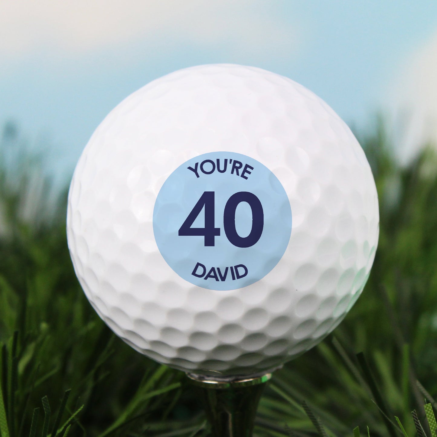 Personalised 40th Golf Ball