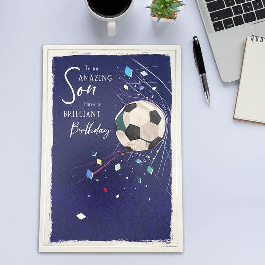 Son Birthday Card - Skylight Football