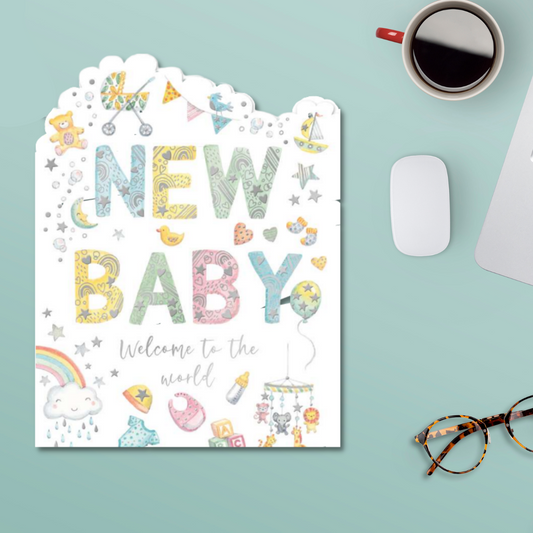 Birth Of Baby Card - All The Rage A New Baby
