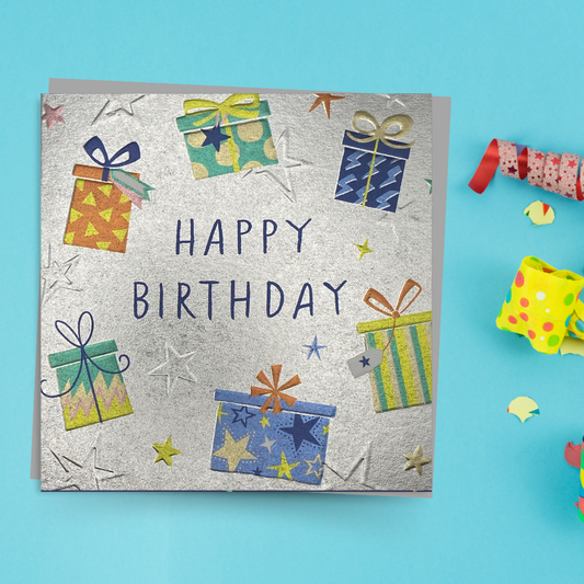 Party Poppers Birthday Card - Birthday Gifts