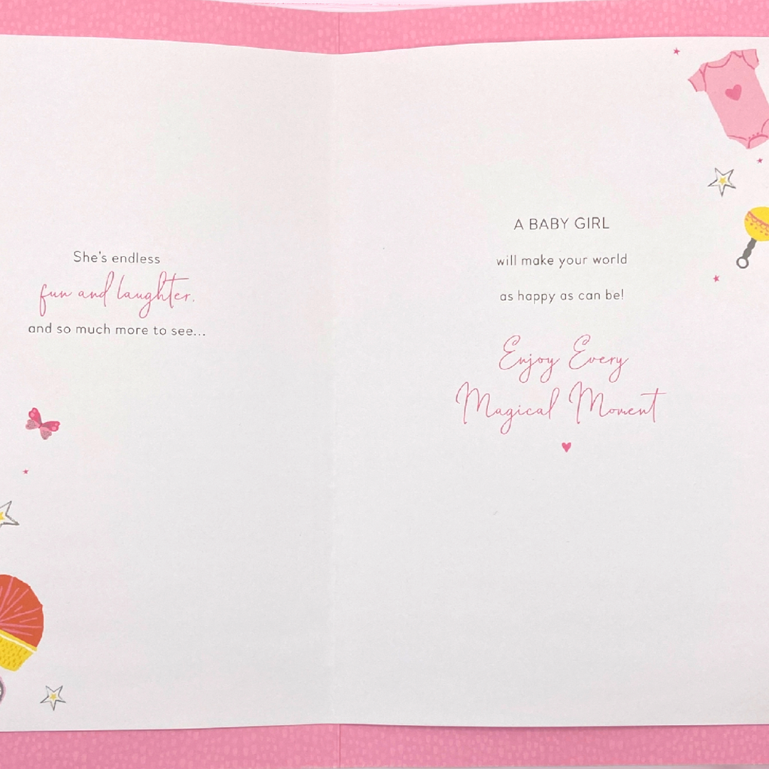 Inside image with two page verse and pink border