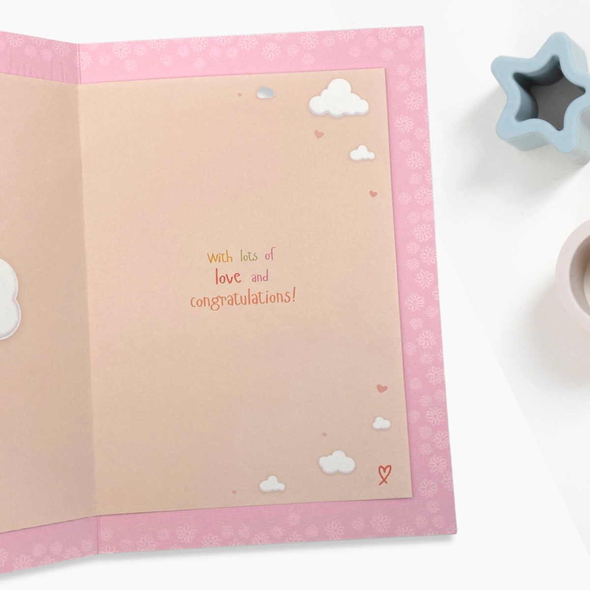 Inside image with pink border and peach insert and text